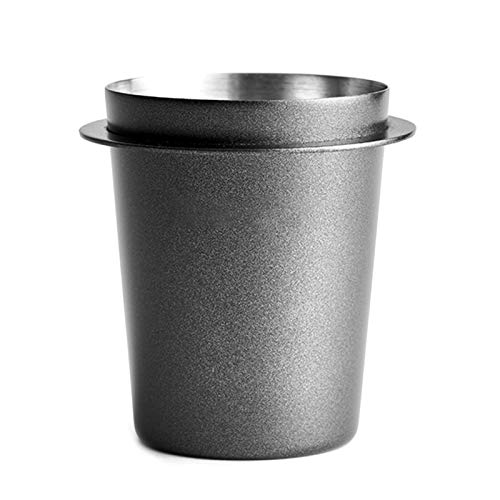 NXACETN Vaso dosificador de café de acero inoxidable para cafeteras espresso con mango de 58 mm