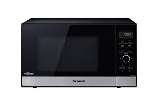 Panasonic NN-SD28HSGTG Encimera Solo - Microondas (Encimera, Solo microondas, 23 L, 1000 W, Giratorio, Tocar, Negro, Acero inoxidable)