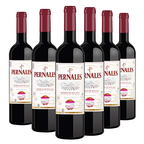 Pernales Syrah - Pack 6 botellas de 75 cl - Vino tinto D.O."Sierras de Málaga"