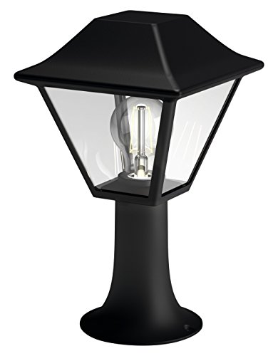 Philips myGarden Alpenglow - Sobremuro/Pie, iluminación exterior, bombilla no incluida, casquillo E27, aluminio, color negro