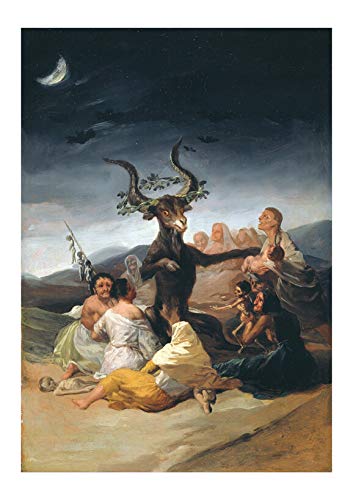 Spiffing Prints Francisco De Goya Y Lucientes - Brujas Sabbath Giclée - Mediano - Mate - Sin marco