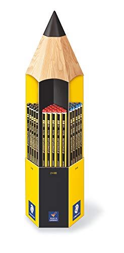 Staedtler 120 CT90 - Expositor en forma de lápiz con 90 lápices Noris de diferente graduación