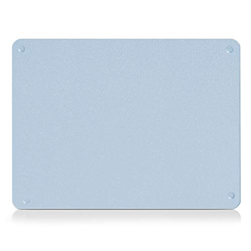 Zeller 26201 Tabla para Cortar de Cristal, Transparente Blanco, 40x30x3 cm