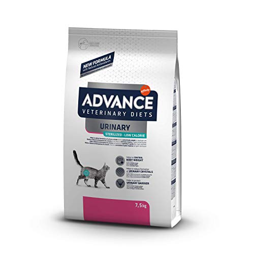ADVANCE Veterinary Diets Urinary Low Calorie - Pienso para Gatos con Problemas Urinarios- 7,5kg