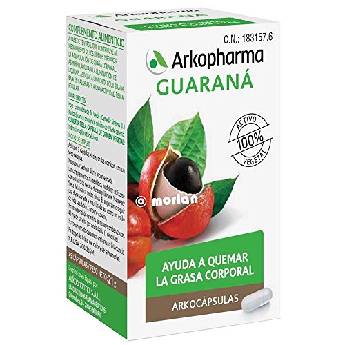 Cápsulas dietéticas Guaraná Arkopharma