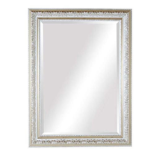 Espejo de baño de moda con patrón de marco, espejo de maquillaje espejo de tocador, espejo de aderezo, espejo de afeitado, cuello decorativo de baño (500 * 700mm, 600 * 800mm) ( Size : 500*700MM )
