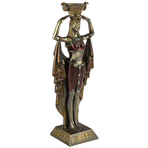 Figura Decorativa Egipto Belle Claopáter Drapee.