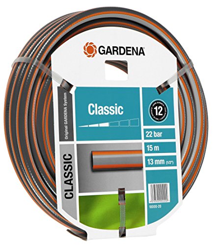 Gardena Classic - Manguera de jardín, 1/2", 15m, colores surtidos