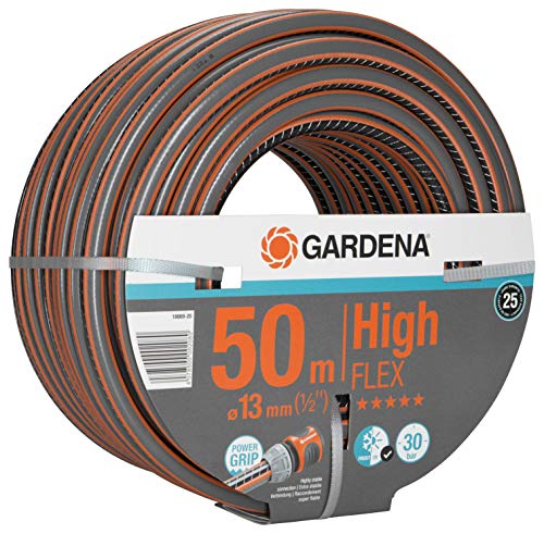 Gardena Comfort Highflex - Manguera (10 x 10, 13 mm, 1/2", 50 m, sin accesorios)
