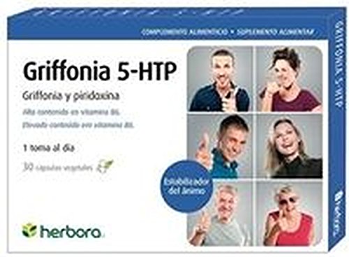 Griffonia 5Htp 30 cápsulas de Herbora