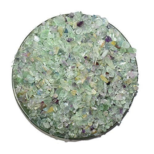Healings4u Granules Multi Fluorite 100 Gm Natural Healing Reiki Crystal Chakra Balancing Vastu Stone