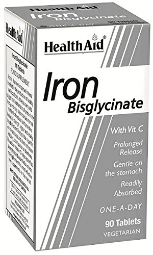HealthAid Iron Bisglycinate - 90 Comprimidos