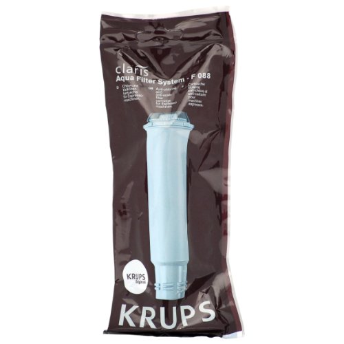 Krups F08801 Filtro de Agua para cafeteras Orchestro, Plastic, Blanco