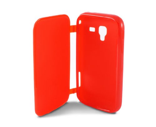 Ksix B8478FTT06 - Funda con tapa para Samsung Galaxy Ace II, rojo