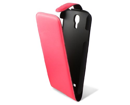 Ksix B8505FU90RF - Funda flexible con tapa para Samsung Galaxy S4 I9505, rosa