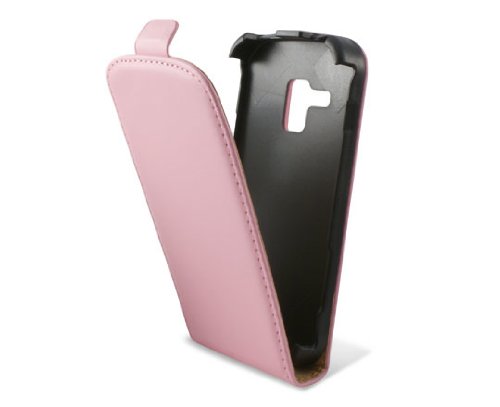 Ksix B8518FU90R - Funda flexible con tapa para Samsung Galaxy Trend S7560, rosa