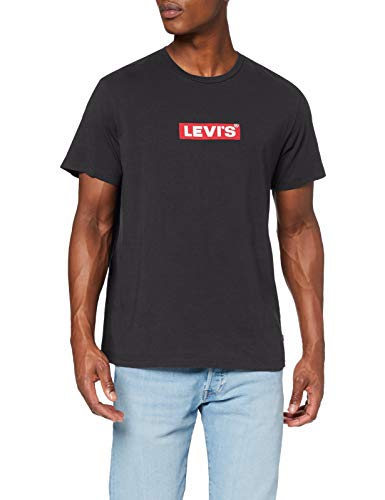 Levi's Graphic tee Camiseta, Black (Boxtab SS T2 Mineral Black 0002), L para Hombre