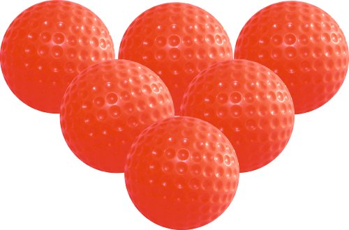 LONGRIDGE Golfbälle Gelee Trainings 6 Stück Pelotas de Goma para práctica, Unisex, Naranja, 6 Pack