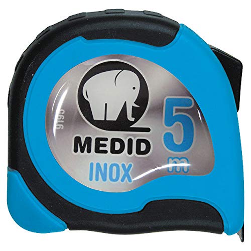 Medid MD/9195 Flexómetro bimaterial inoxidable, 5 m x 19 mm