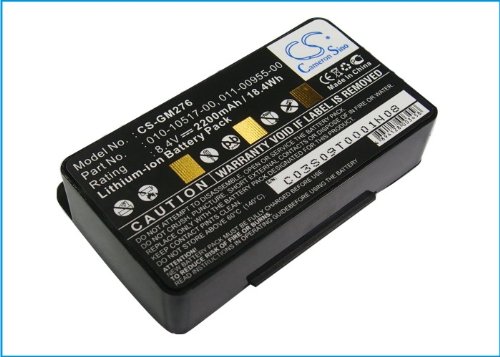 MEXXTRONICS Battery for Use in Garmin GPSMAP 396, 2200mAh, 8,4V, Lithium Ion, Li-Ion, LiIon, 100% Fits, Fully Compatible (Not AN Original Battery), Black, 2200 mAh, 8,4 V, GPS Navigation