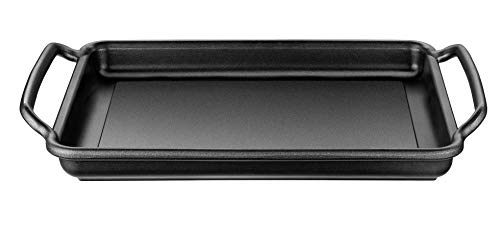 Monix Braisogona_M351540-Flat Solid+ - Plancha plana 40 cm de aluminio fundido con antiadherente Teflon Classic.