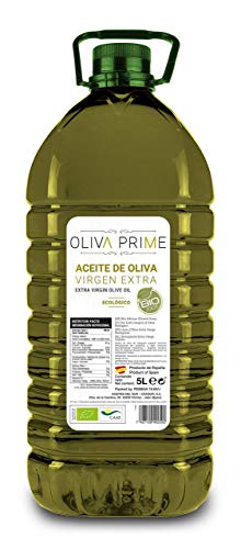 Oliva Prime – Aceite de Oliva Virgen Extra - Ecológico – Garrafa 5 Litros