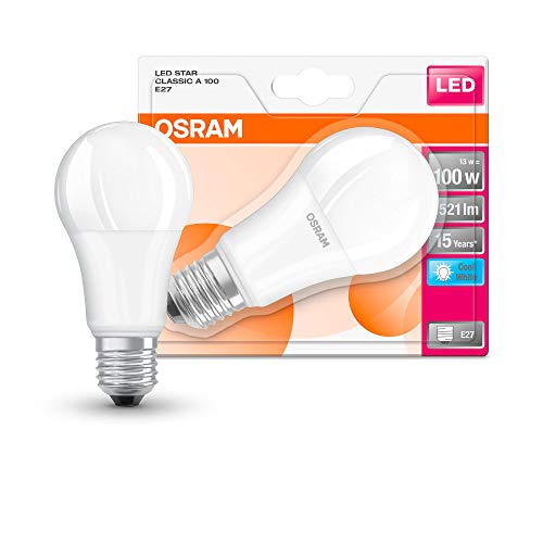 Osram Star Classic A - Lámpara LED, E27, 14.5 W, color blanco