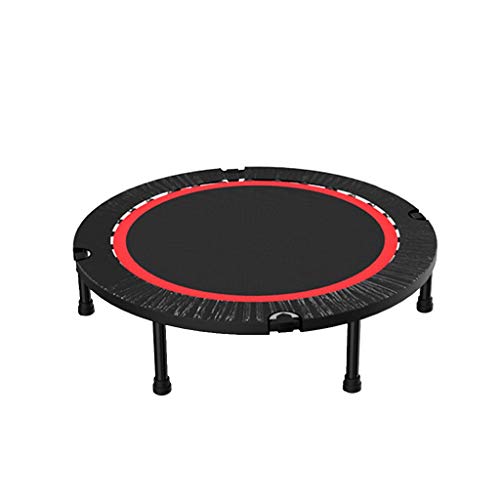 Plegable mini trampolín for los adultos, cubierta de Altas Prestaciones Rebounder Trampolín, Negro mini trampolines for los niños, la pérdida de peso Deportes Fitness Equipment ( tamaño : 48in )