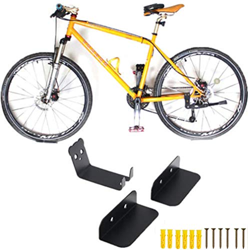 PMJAdd8s108 Soporte para Almacenamiento de Bicicletas Garaje Carril y Riel Montado en la Pared Colgador de Bicicletas -para Garaje y Apartamento