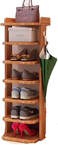 Ranuras de zapato ajustables Organizador Bastidore Alcance de zapatos estrecho Almacenamiento de madera Capa de nivel de madera Zapatillas de almacenamiento Gabinete de almacenamiento Pasillos Dormito