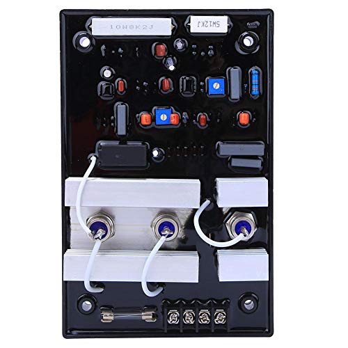Regulador de voltaje del generador AVR, monofásico Regulador de voltaje del generador de 2 cables para grupo electrógeno sin escobillas diesel