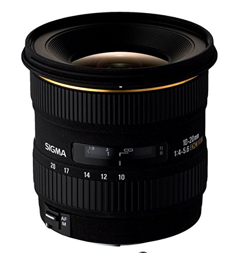 Sigma 10-20 mm DC EX HSM - Objetivo para Canon (10-20 mm, f/4-5.6), Color Negro