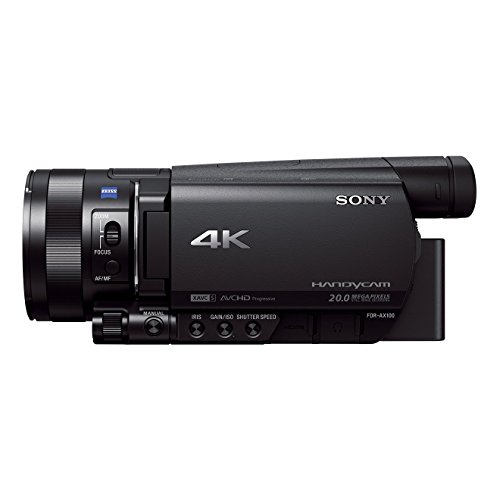 Sony FDR-AX100E Handycam - Videocámara de 14.2 MP con Pantalla de 3.5" y WiFi, color Negro