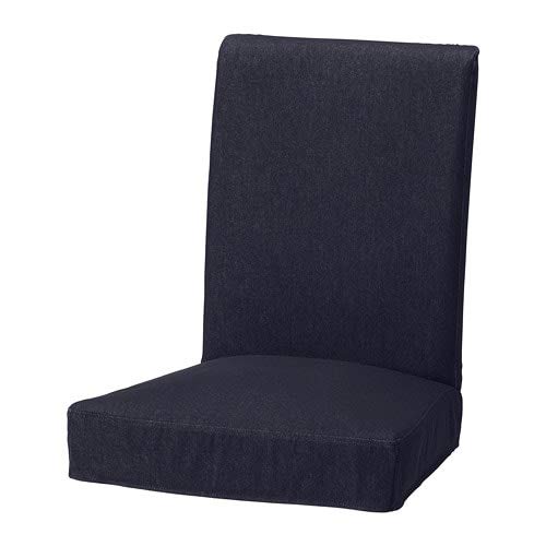 Unbekannt IKEA Vansta - Funda para Silla de Color Azul Oscuro para Silla Henriksdal, 100% algodón, Lavable a máquina