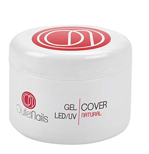 UV Gel Cover Natural 30ml para uñas de gel - UV/Led secado