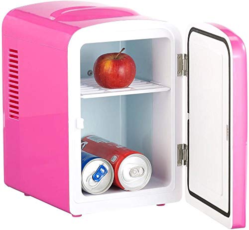 YONGXINXUZE Combinación de refrigerador y congelador refrigerador enlatado Mini refrigerador con función de calefacción Rosa (refrigerador pequeño) refrigerador estándar