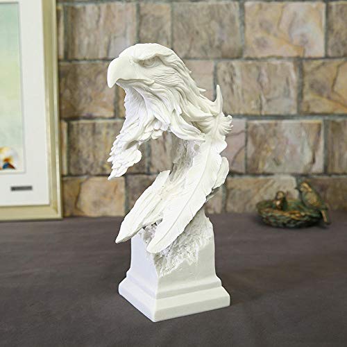 ZAQWSXCDE Estatua De La Escultura Figura Escultura Piedra Arenisca Escultura De Cabeza De Águila Decoración De Animales Decoración del Hogar Estatua Manualidades Regalo