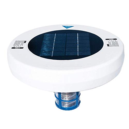 ACAMPTAR Ionizador Solar para Piscinas, Purificador de Agua para Piscinas de Iones de Cobre y Plata, Ionizador para Piscinas Kills-Algae para Jacuzzis Al Aire Libre