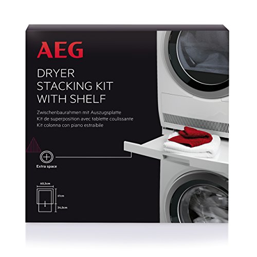 AEG SKP11 - Kit de apiladora para secadora con estante extraíble