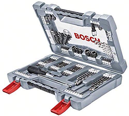Bosch Premium X-Line Juego de brocas 24 pieza(s) - Brocas (Taladro, Juego de brocas, Concreto, Metal, Madera, 3-10, 2-6, Gris, Acero inoxidable)