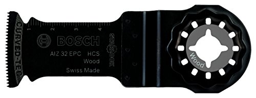 Bosch Professional Starlock - Hoja de sierra de inmersión para madera, AIZ 32 EPC, 50 x 32 mm, 5 unidades
