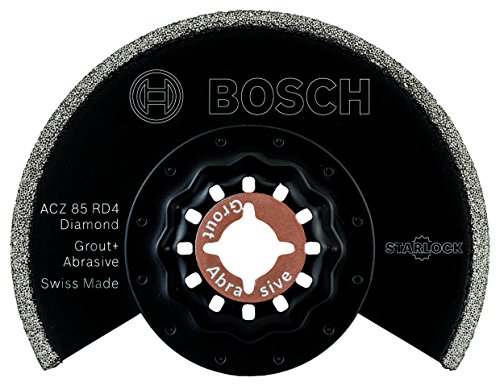Bosch Professional Starlock - Hoja de sierra segmentada, Diamante estriada ACZ 85 RD4, 85 mm