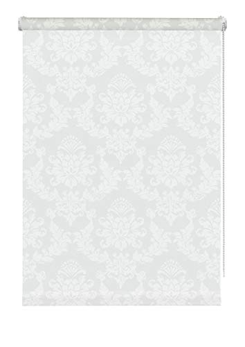 Gardinia Persiana Enrollable con Ornamentos Blancos, 45 x 175 cm