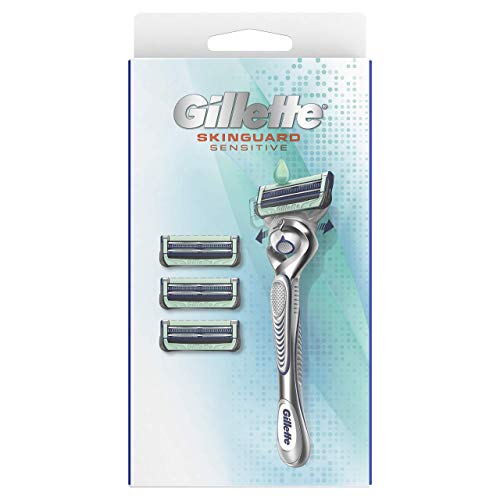 Gillette Skinguard Sensitive - Afeitadora Flexball con aloe vera (4 hojas)