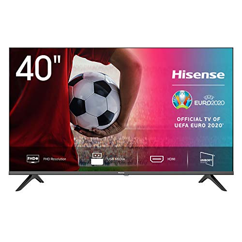 Hisense 40AE5000F - TV, Resolución Full HD, FHD TV 2020, Natural Color Enhancer, Dolby Audio, HDMI, USB, Salida auriculares