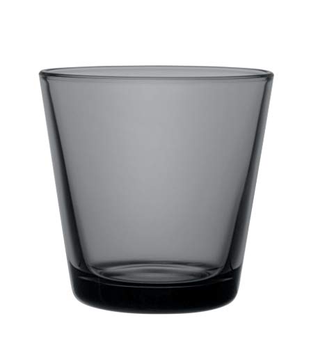 Iittala Kartio 1026780 - Juego de vasos (2 unidades, 21 cl), color gris