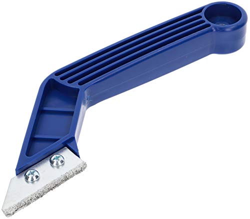 INTOX - Limpiador de juntas de metal duro con doble hoja para limpiar juntas de adhesivo de azulejos y mortero
