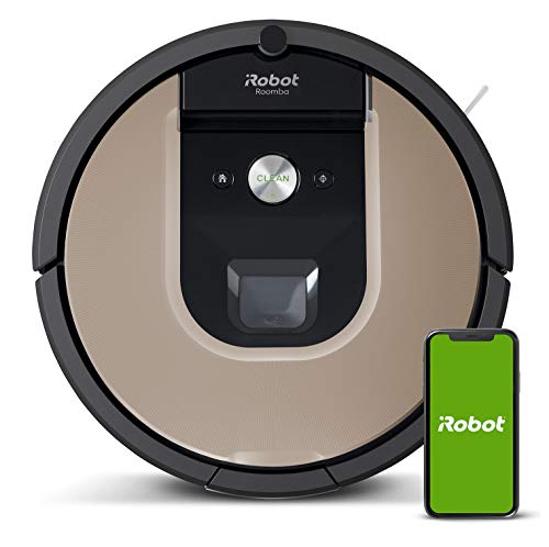 iRobot Roomba 966- Robot aspirador con Wi-Fi, dos cepillos de goma multisuperficie y antienredos, óptimo mascotas, Recarga y reanuda, Sugerencias personalizadas, Compatible asistentes de voz