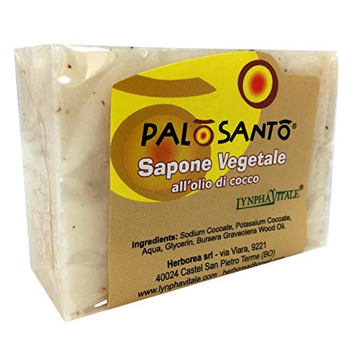 Jabón Palo Santo - energizante tónico hidratante nutritivo - producto artesanal - Made in Italy