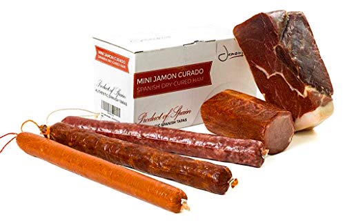Jamón Serrano Curado Deshuesado 1 kg + Lomo Duroc Natural 250 gr + Chorizo Extra Vela Dulce 200 gr + Salchichón Vela 200 gr + Sobrasada 150 gr
